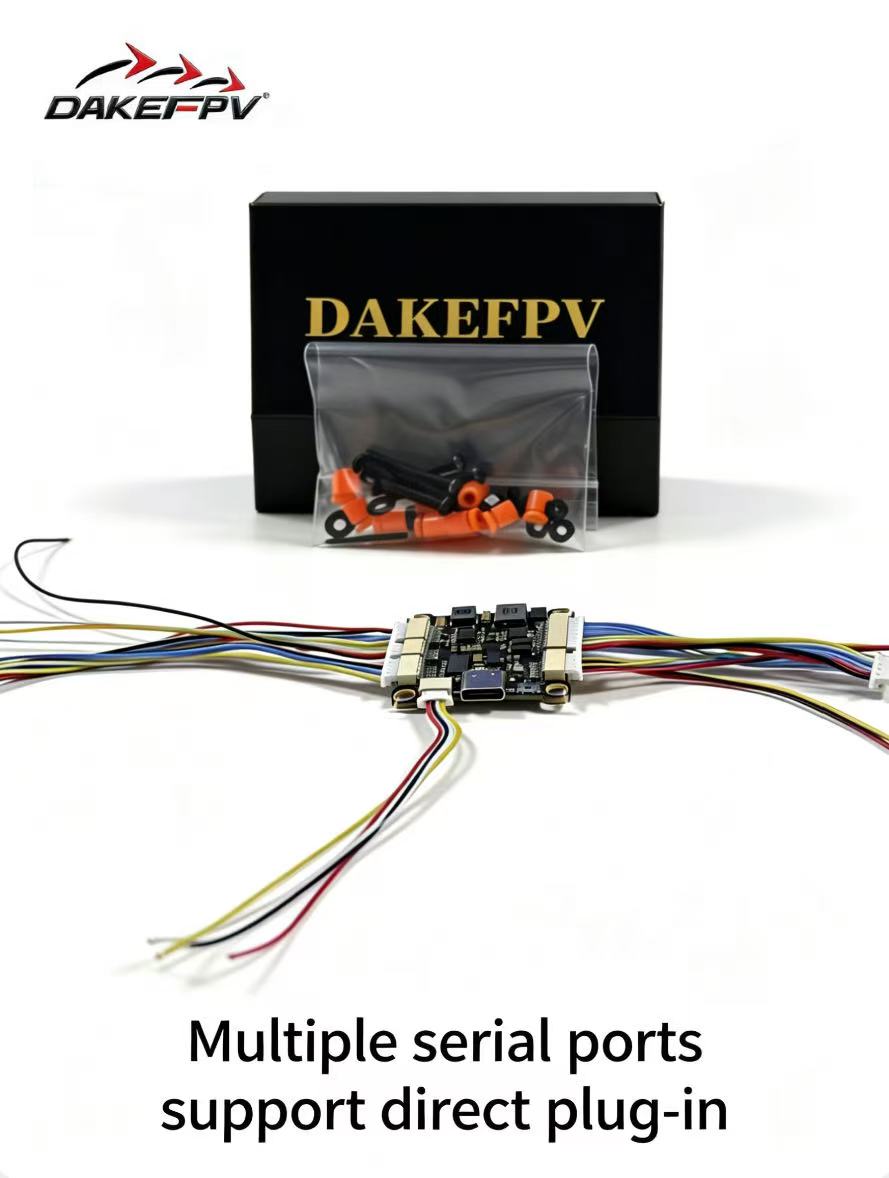Drone Racing Flight Controller - ชุดควบคุมการบิน DAKEFPV H743 Pro Bluejay 4-in-1