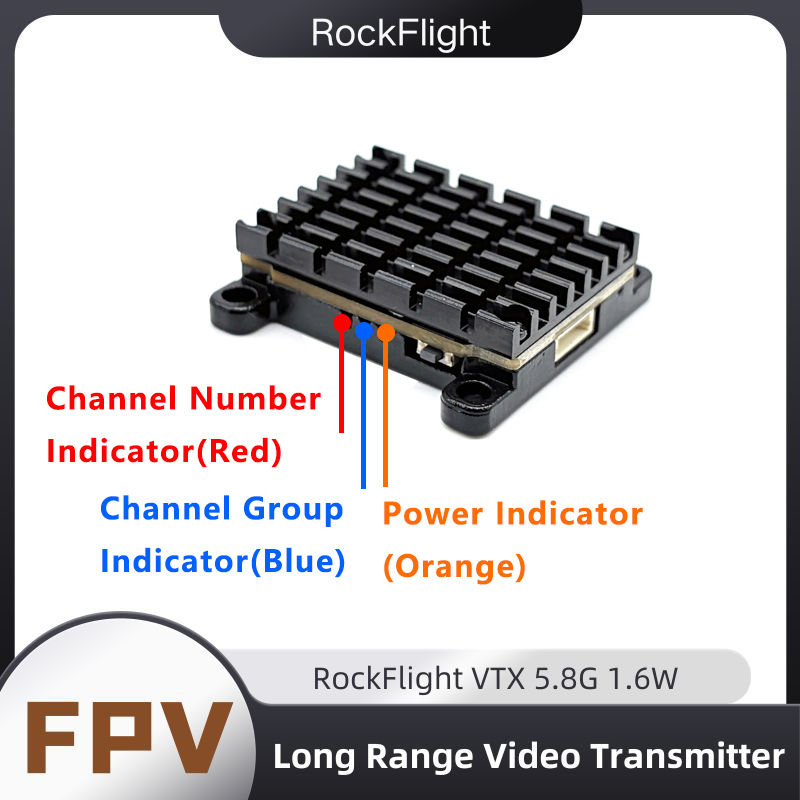 RockFlight TX663 VTX 5.8G 48CH - Drone Racing Vtx บทวิจารณ์และราคา
