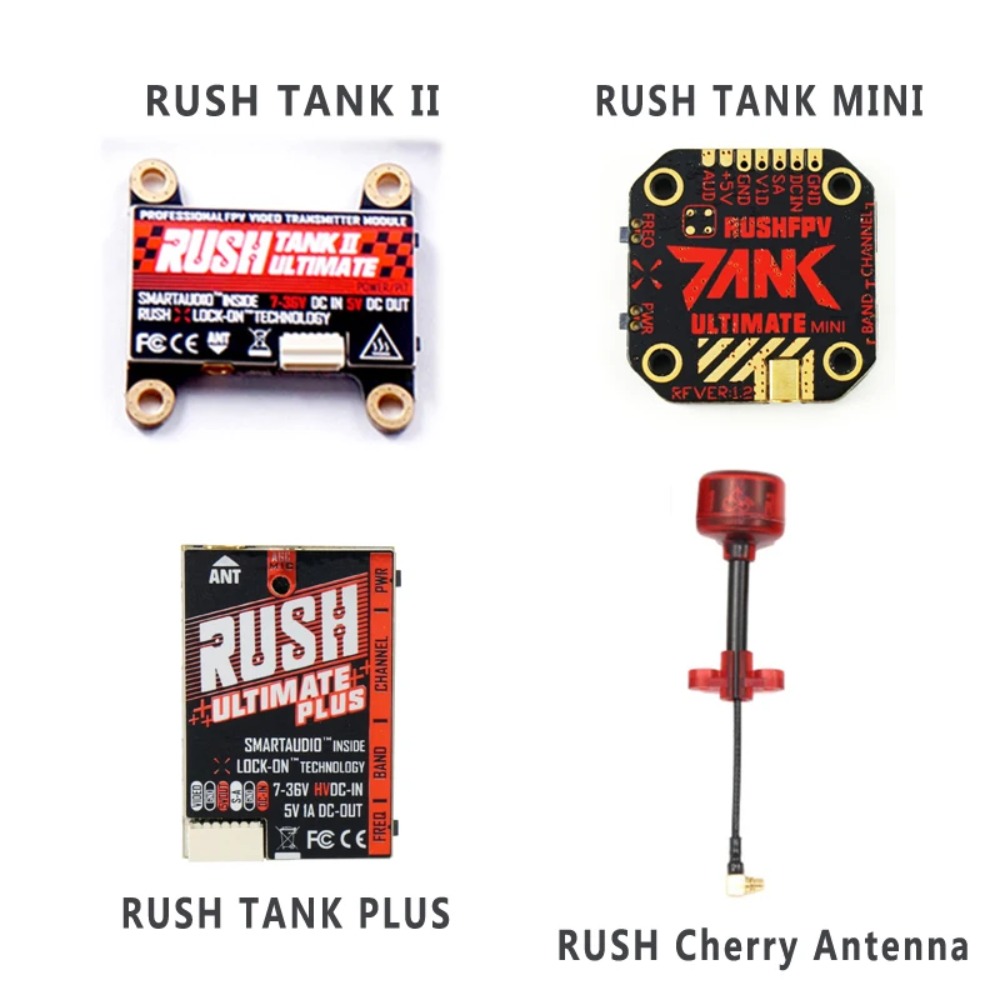 RUSH TANK Ultimate II/Mini/PLU - Drone Racing Vtx บทวิจารณ์และราคา